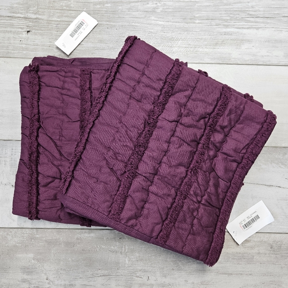 Studio D Ella Euro Quilt Sham set of 2 Sham Covers 26x26 New - Picture 1 of 7